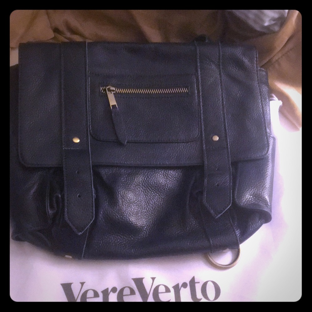 Navy VereVerto satchel/purse/back pack